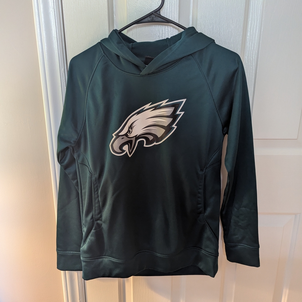 Team Apparel Dark Green Hoodie with Eagle Emblem